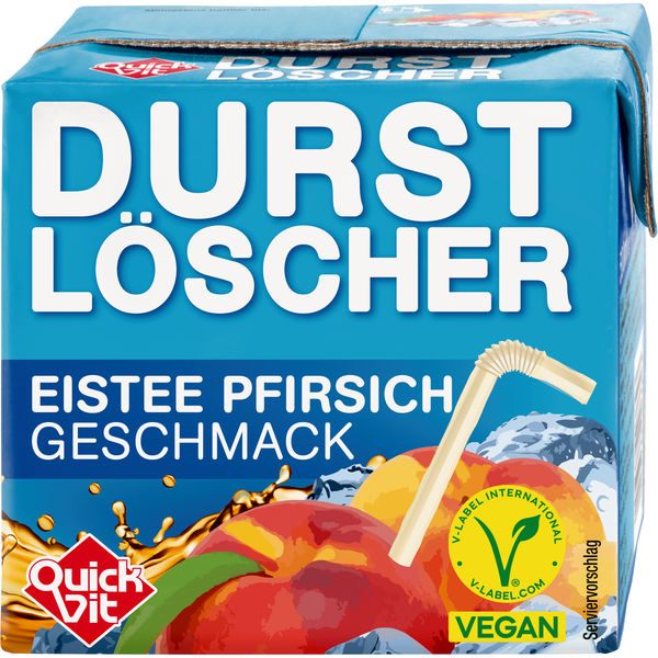 Quick Vit Durstl Eistee Pfirsich 0.50l Pg