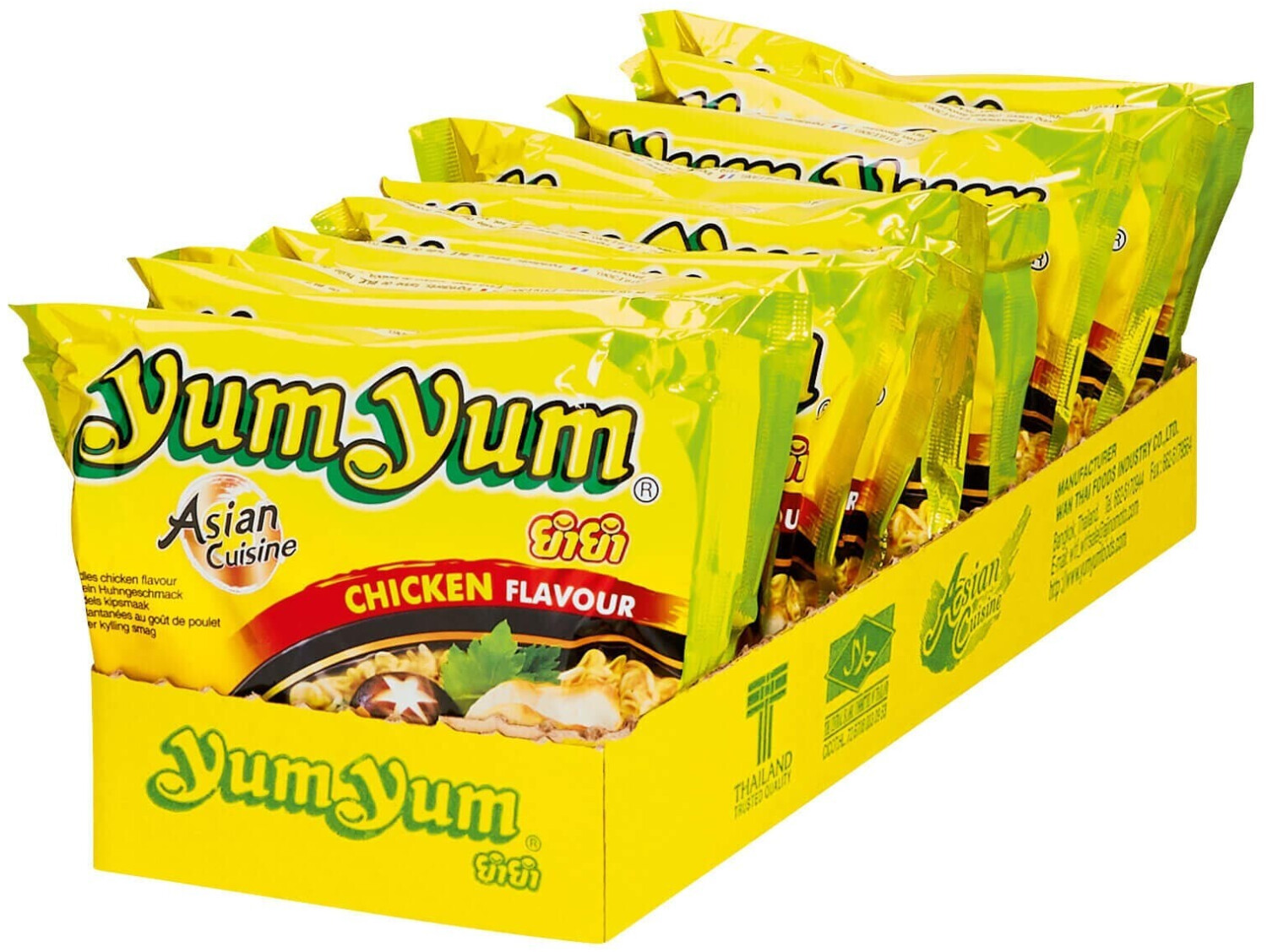 Yum Yum Instantnudeln Huhn Pg NEU 10 er Yum Yum Instantnudeln Huhn Pg NEU 10 er