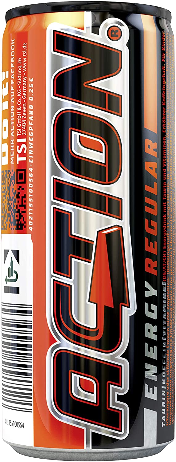 Action Energy Drink 0.25l Ds