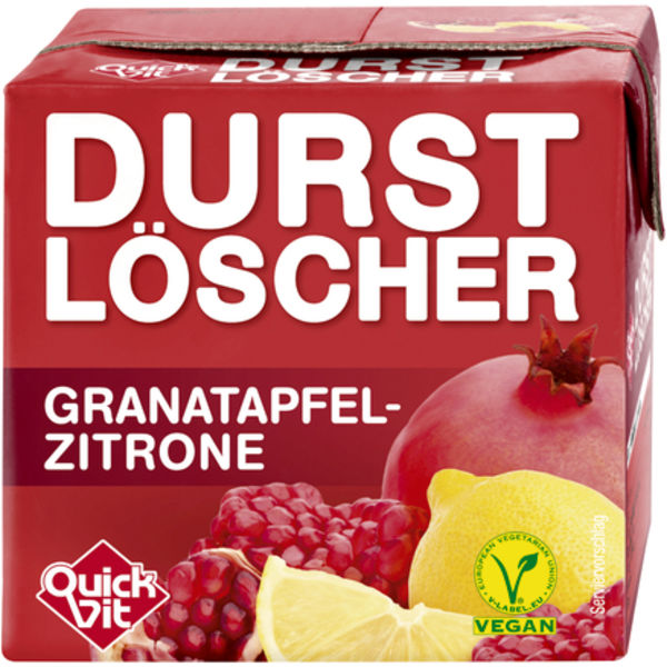 Quick Vit Durstl Granatapfel Zitrone 0.50l Pg