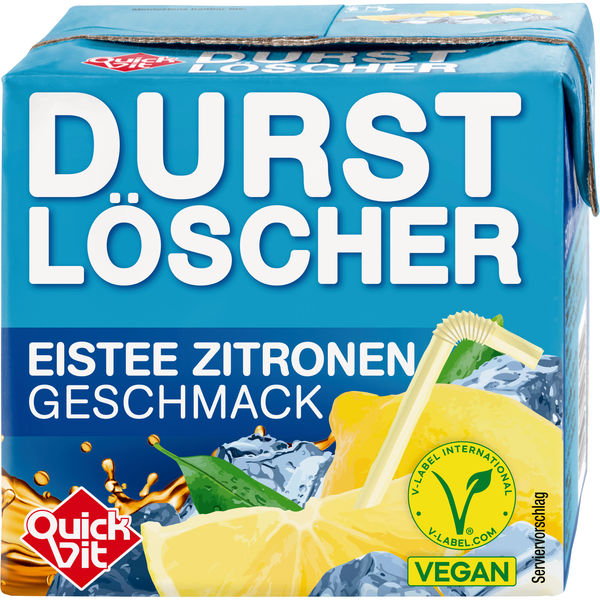 Quick Vit Durstl Eistee Zitrone 0.50l Pg Quick Vit Durstl Eistee Zitrone 0.50l Pg
