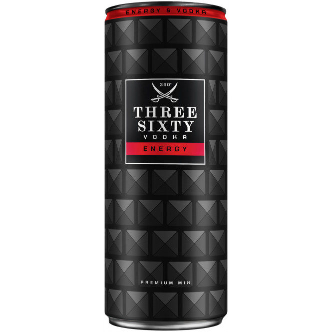 Three Sixty Vodka Energy 0.33l Ds Three Sixty Vodka Energy 0.33l Ds
